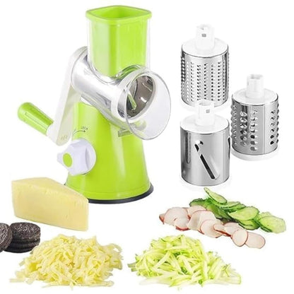 Manual Vegetable Drum cutter Slicer Multifunctional Round Slicer Kitchen Gadget